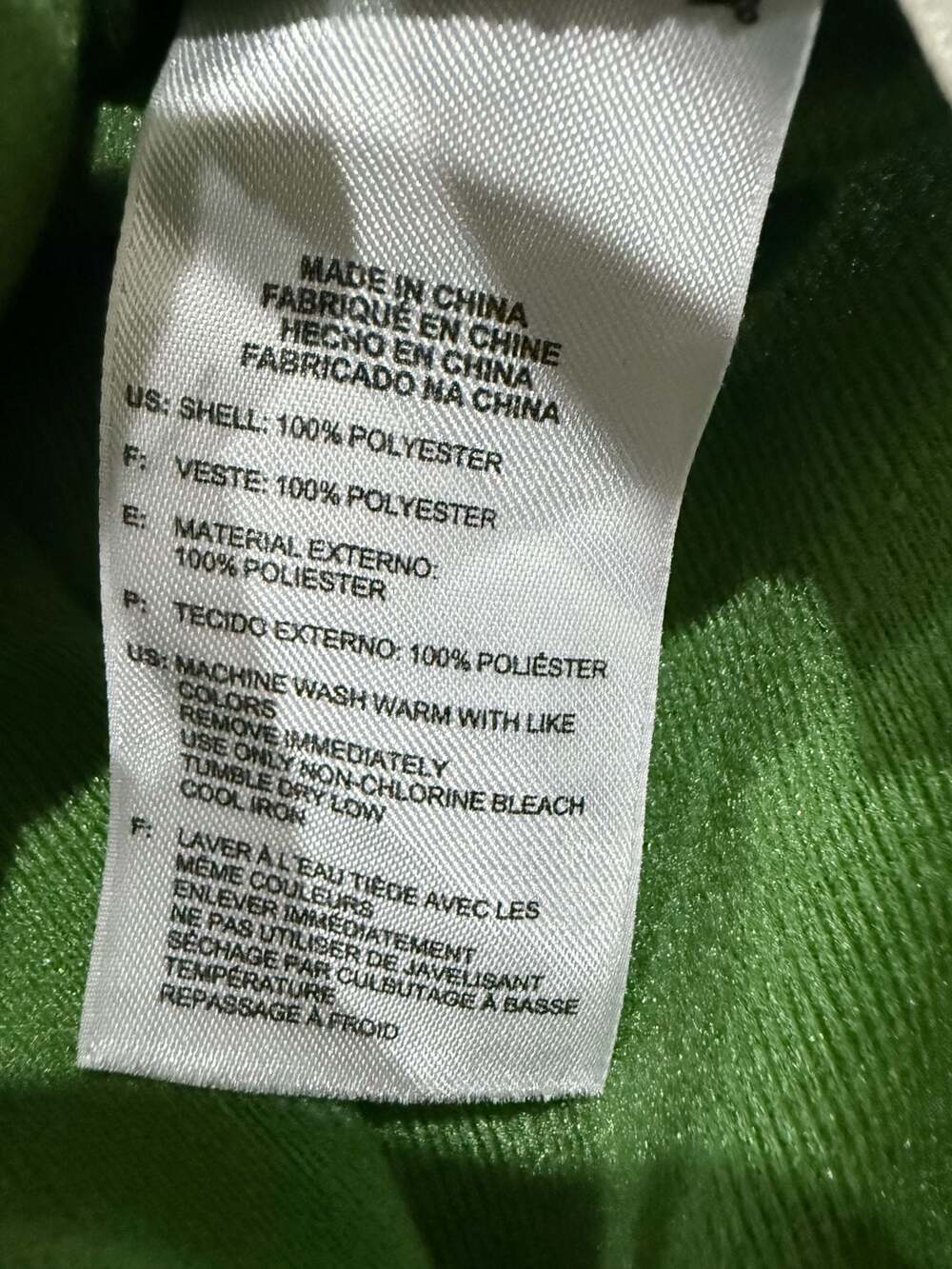 adidas Originals Green Yellow Trefoil Track Jacket XL Y2K Zip Up Retro 2009 - Picture 5 of 11